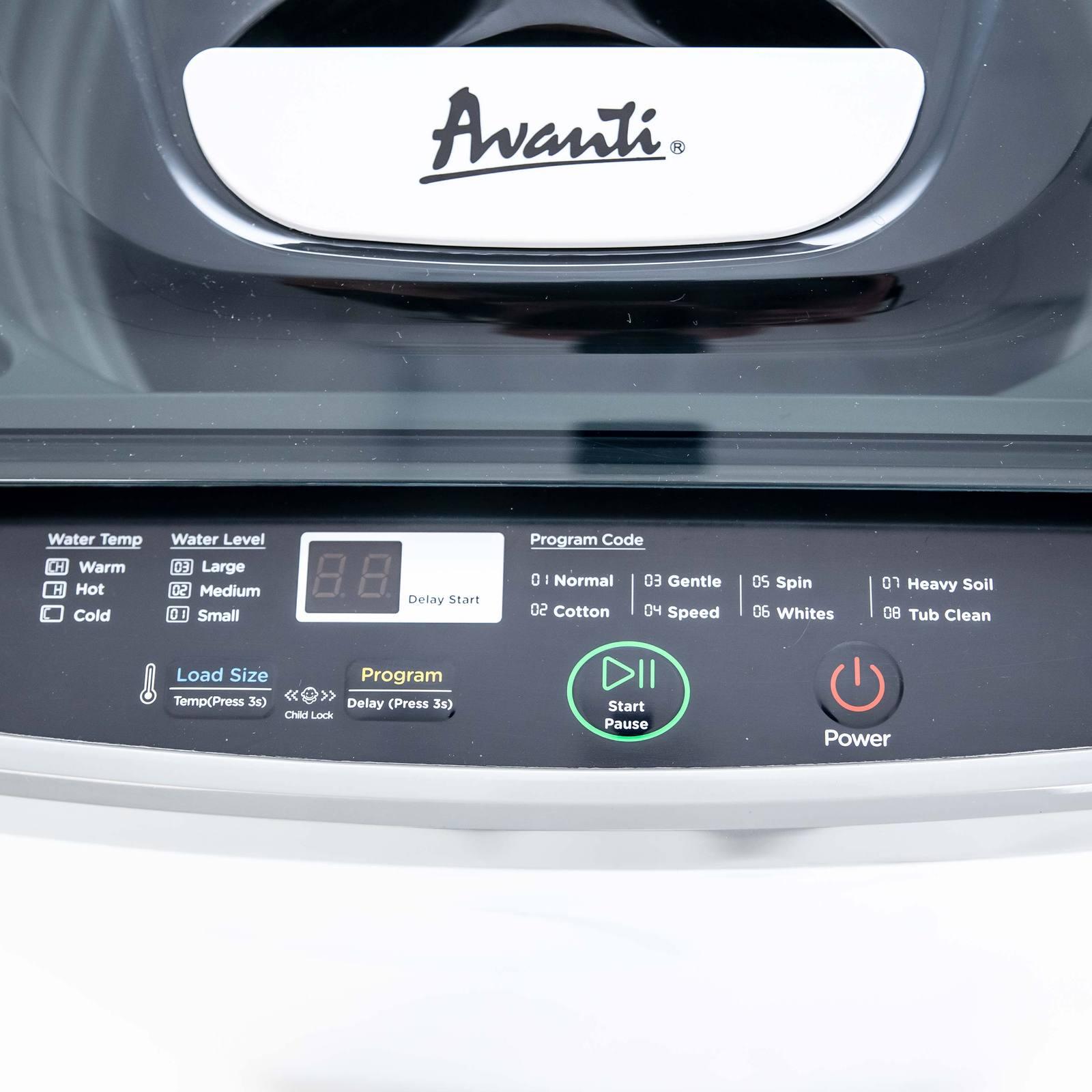 Avanti CTW14X0WIS 1.38 Cu. Ft. Compact Washer