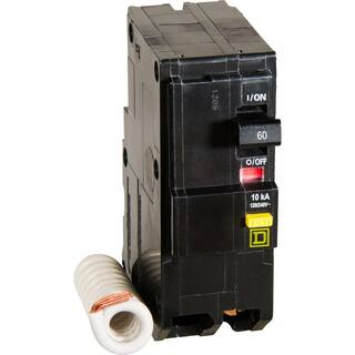 Square D QO 60 Amp 2-Pole GFCI Breaker QO260GFICP