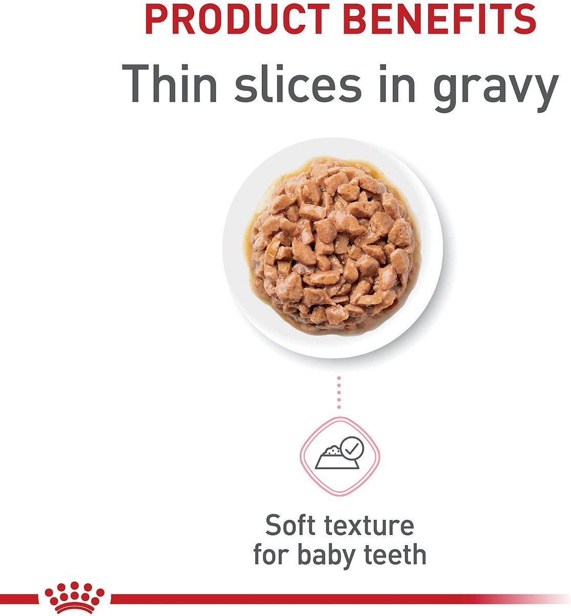 Royal Canin Feline Health Nutrition Kitten Thin Slices in Gravy Canned Cat Food