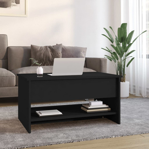 vidaXL Coffee Table Lift Top Accent Sofa End Table Sonoma Oak Engineered Wood   Transitional   Coffee Tables   by vidaXL LLC  Houzz