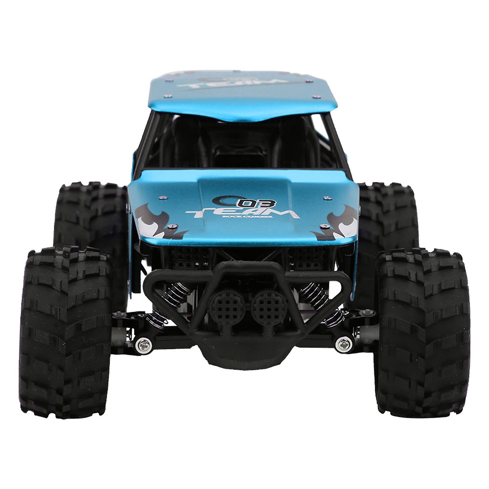 For Mgrc Yl16 1:18 Alloy 2.4g Remote Control Charging Crawler Off Road Model Toy (blue)