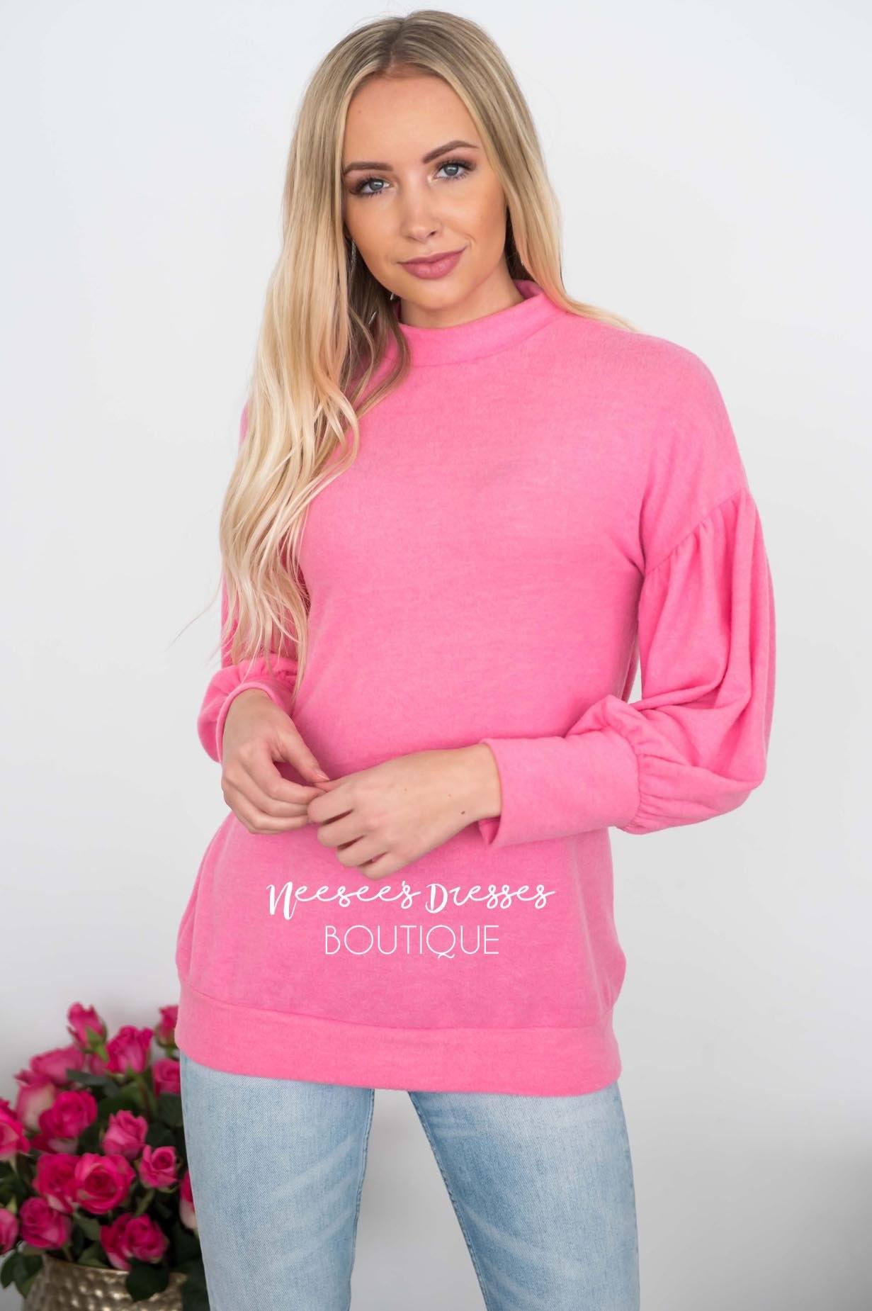 Hugs & Kisses Bubble Sleeve Sweater