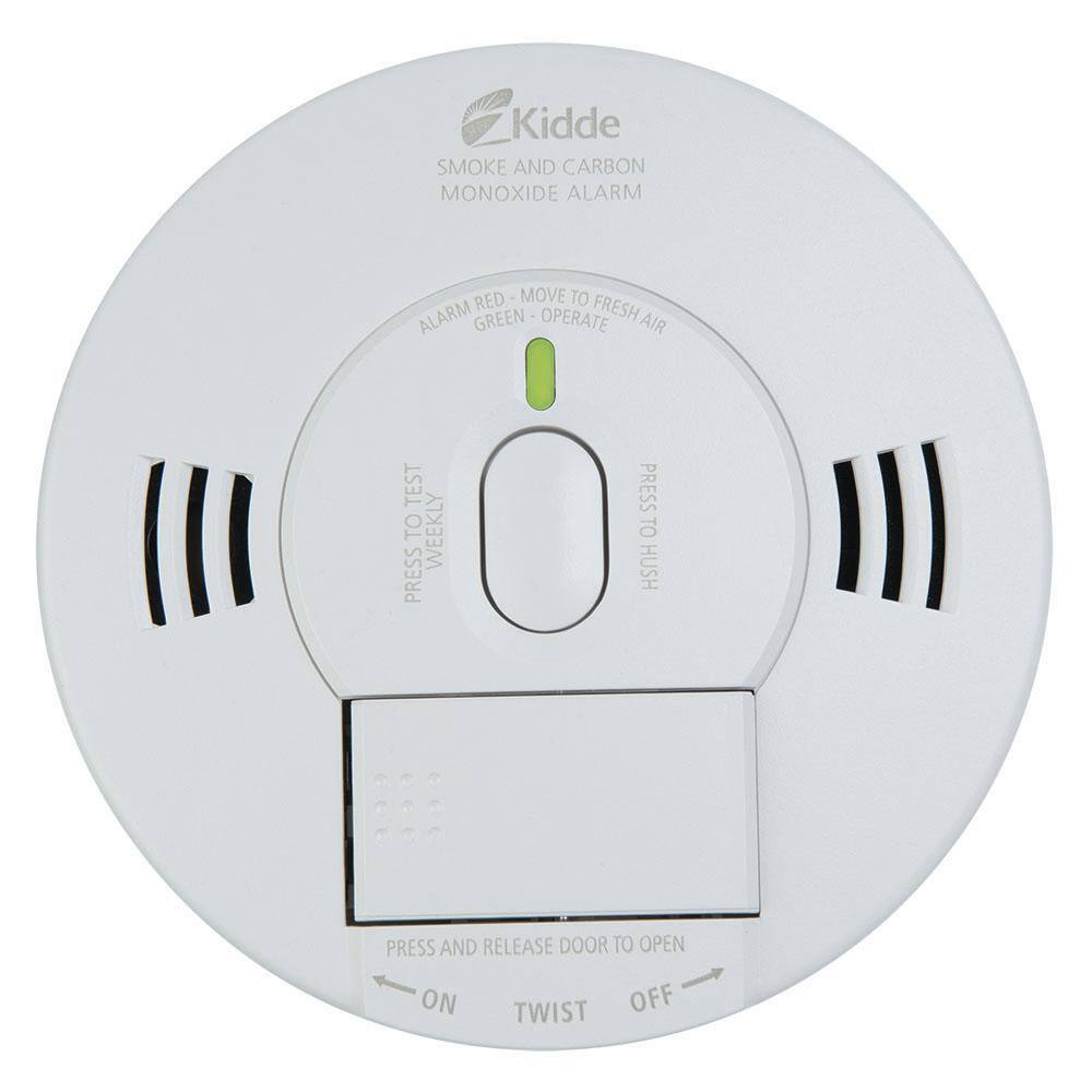 Kidde Firex Battery Operated Combination Smoke and Carbon Monoxide Detector with Voice Alarm and Front Load Battery Door 21029923