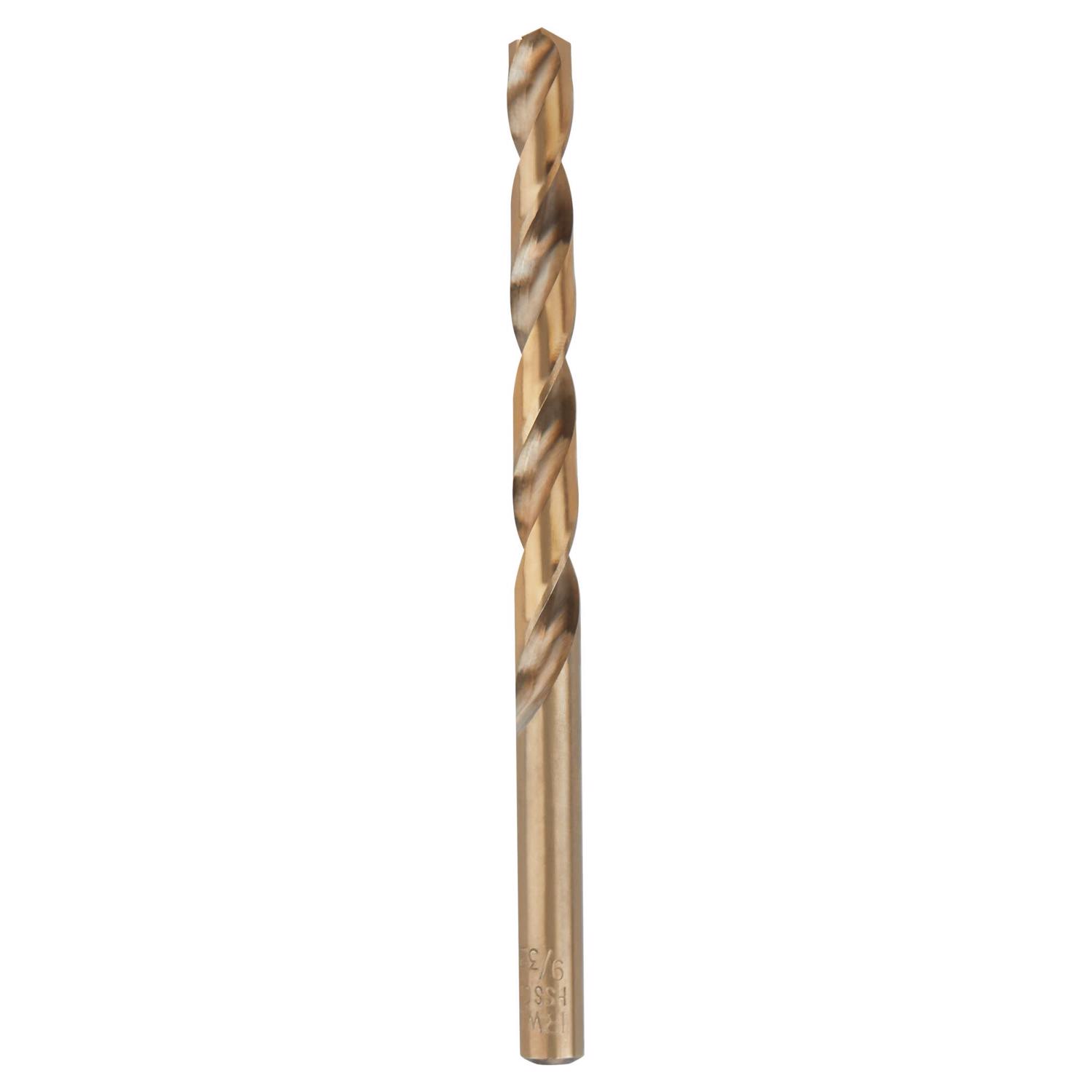 Irwin 9/32 in. X 4-1/4 in. L Cobalt Alloy Steel Drill Bit 1 pc