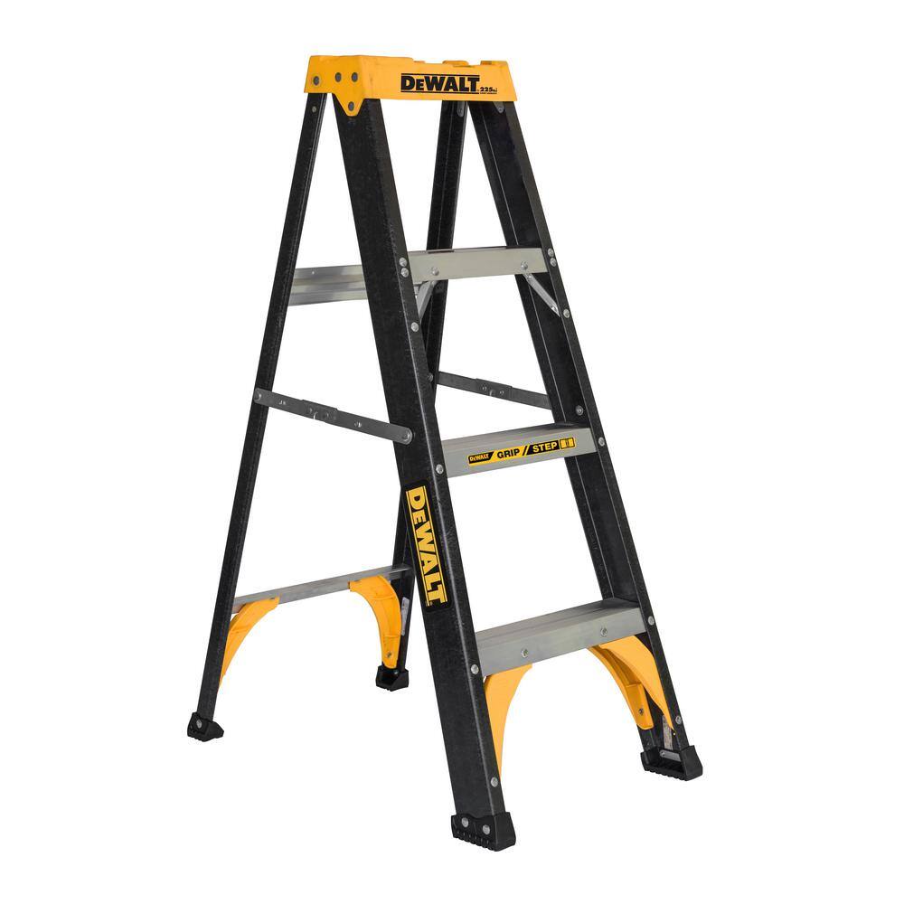 DW 4 ft. Fiberglass Step Ladder Type II - 225 lbs. DXL3210-04