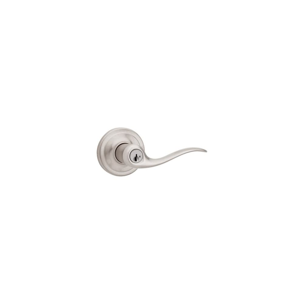 Satin Nickel Signature Series Keyed Entry Tustin Door Lever