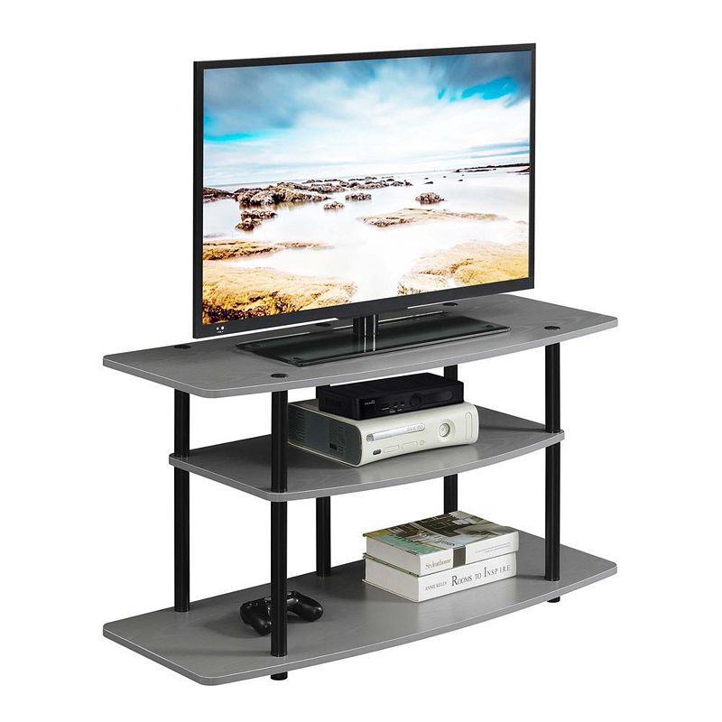 Convenience Concepts Designs2Go No Tools 3 Tier Wide TV Stand