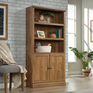 SAUDER Sindoori Mango 5-Shelf Bookcase with Doors 426414