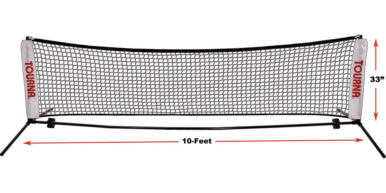 Tourna 10Foot Portable Tennis Net for Youth Tennis  Crowdfused