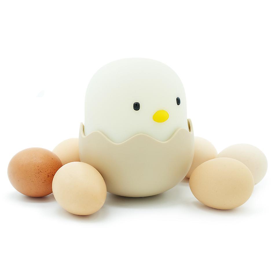 Portable Silicone Led Nursery Night Light Usb Kids Toddler Night Light， Cute Chick， Touch Control， For Baby， Kids， Adults(cool White)