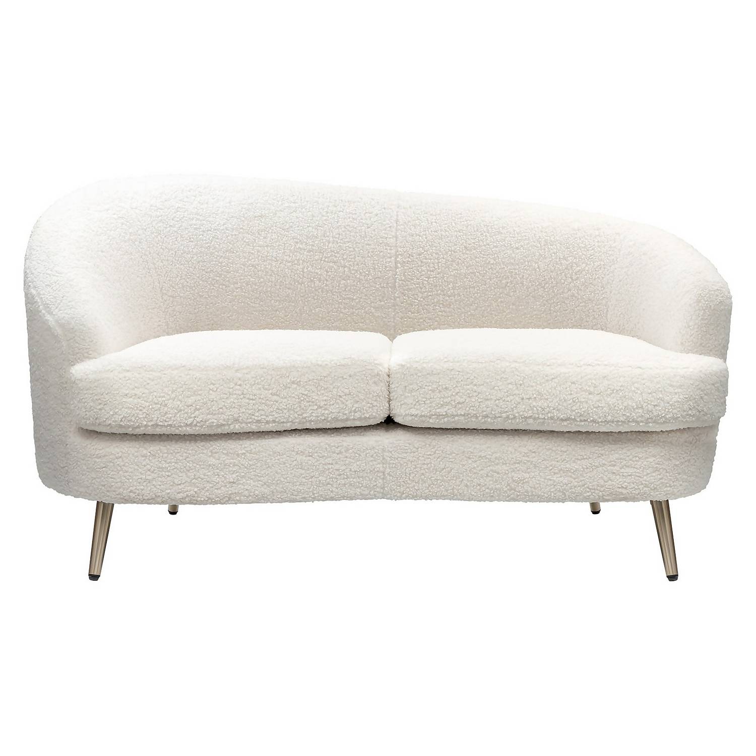 Lucie Asymmetric 2 Seater Sofa Boucle