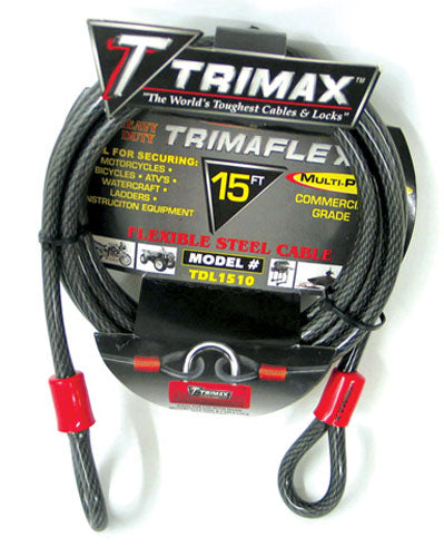 Trimax TDL1510 Trimax Trimaflex Dual Loop Multi-Use Cable - 15'