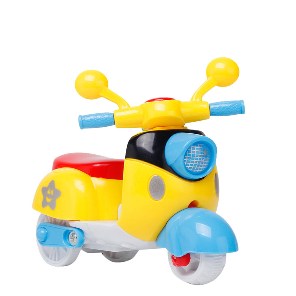 Fridja Mini Motorcycle Toy Pull Back Diecast Motorcycle Early Model Educational Toys