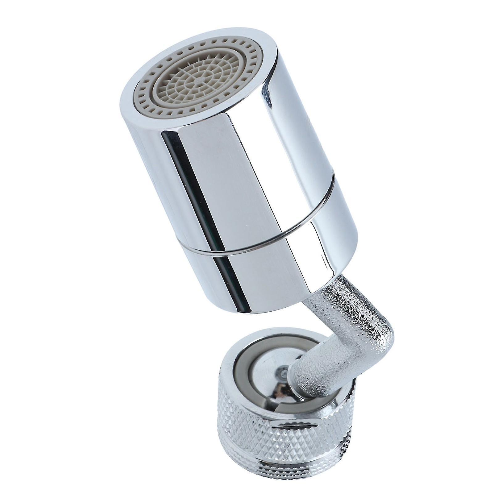 720° Rotatable Sink Faucet Aerator Sprayer Head with 2 Water Outlet Modes 4 Layers Net FilterM24 Male Thread