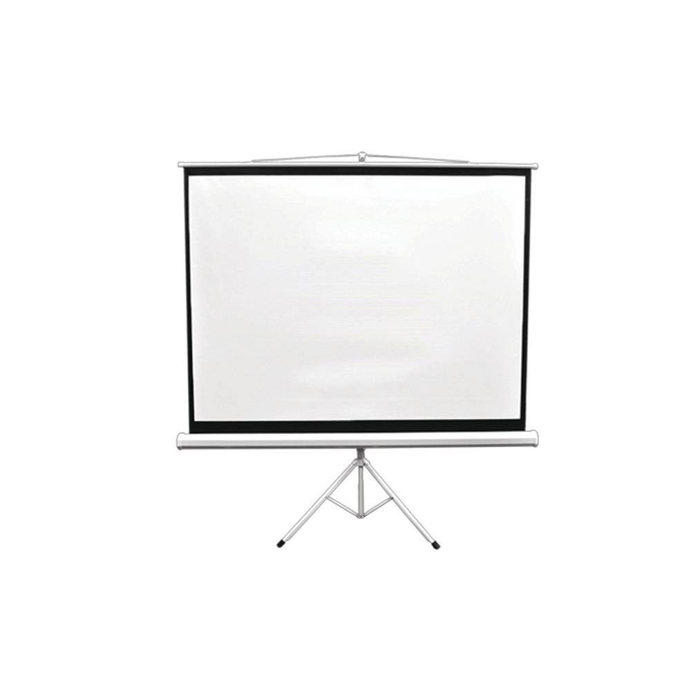 PYLE 84 in. Floor-Standing Portable Tripod Manual Projector Screen PRJTP84