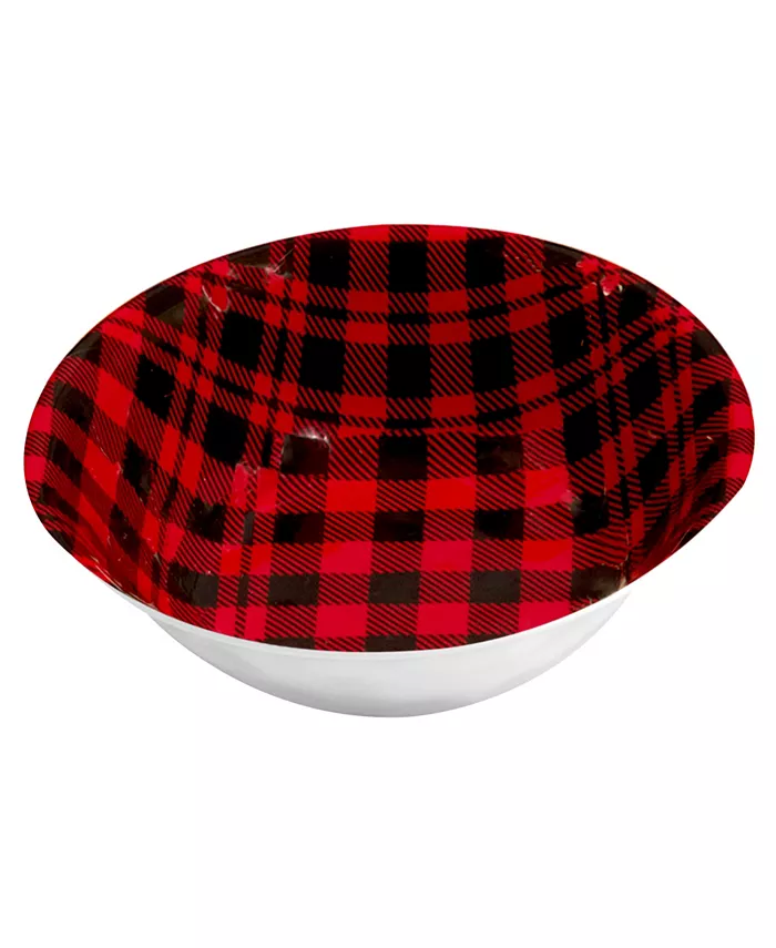 Certified International Buffalo Plaid 12 Piece Dinnerware Set Service for 4