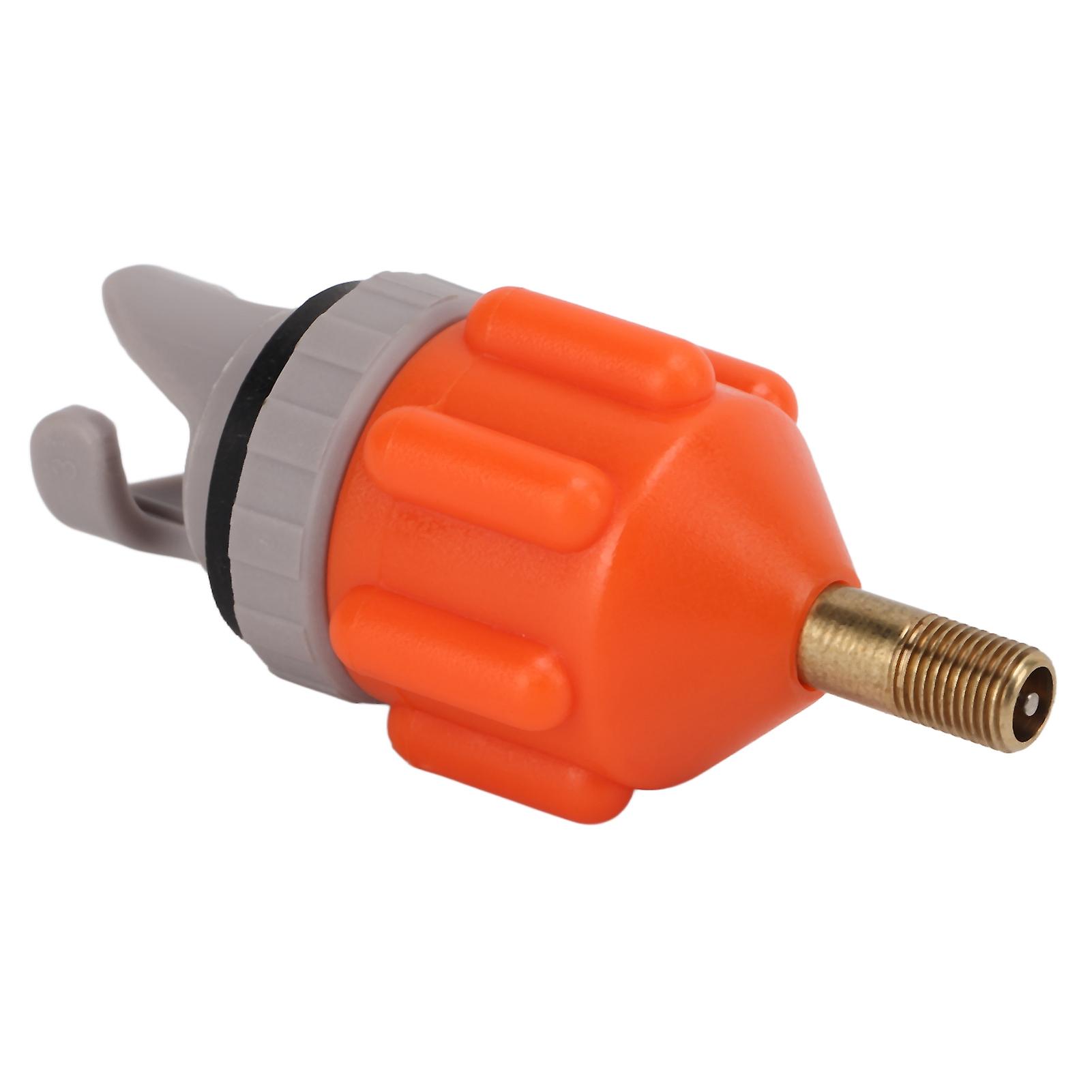 Valve Adapter High Pressure Resistance Lightweight Durable Convenient Conversion Air Pump Adapterorange