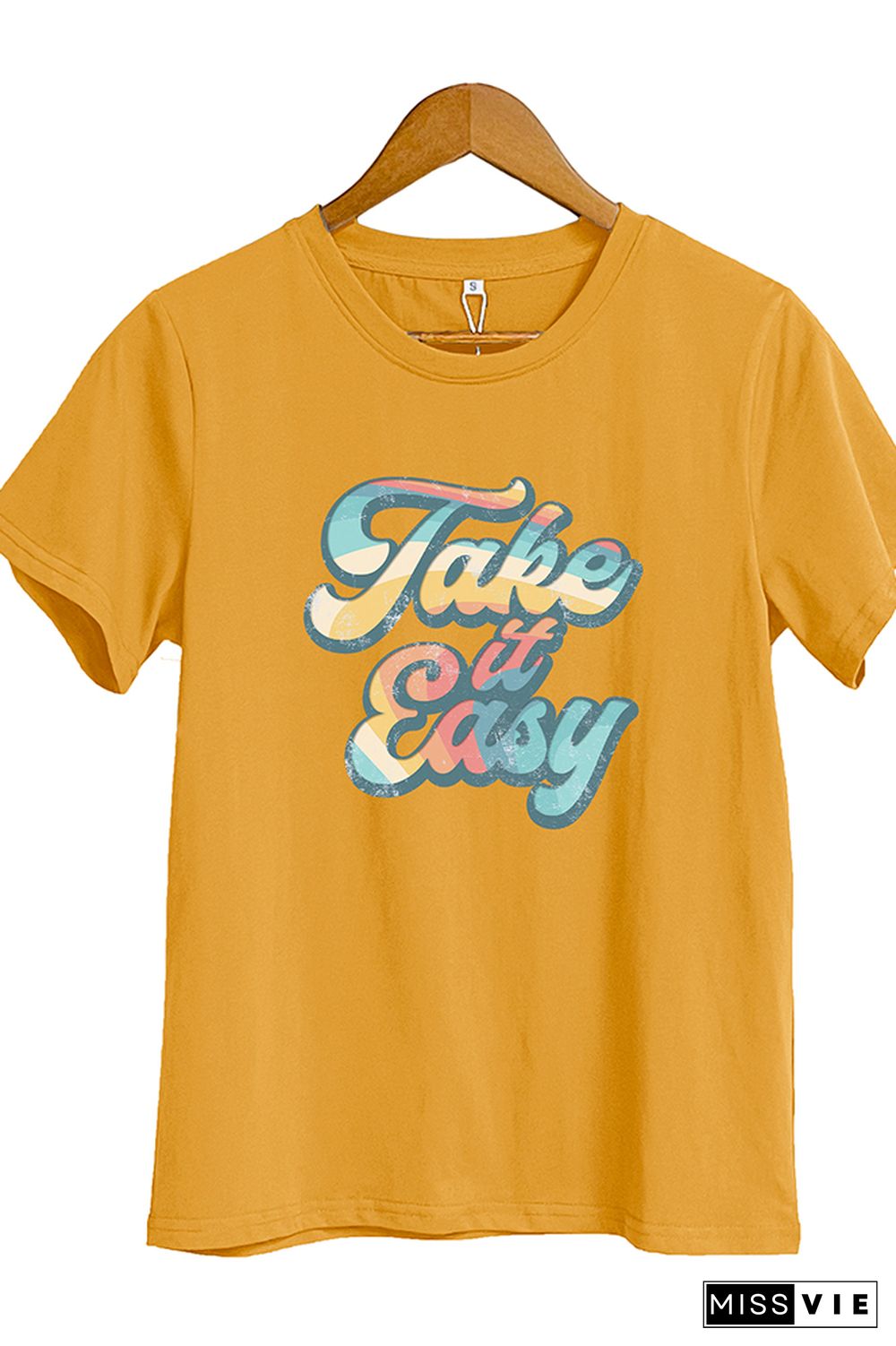 Take It Easy Graphic T-Shirt Wholesale