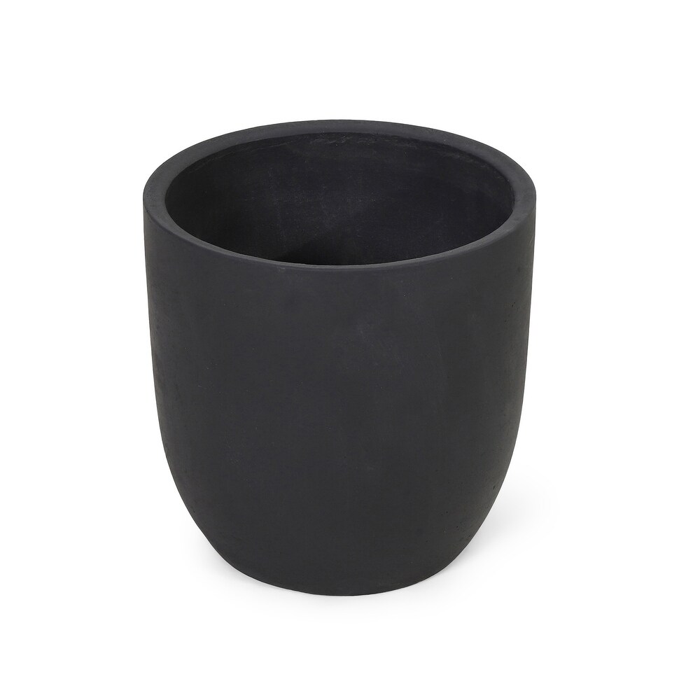 Shellynn Lightweight Concrete Outdoor Planter by Christopher Knight Home
