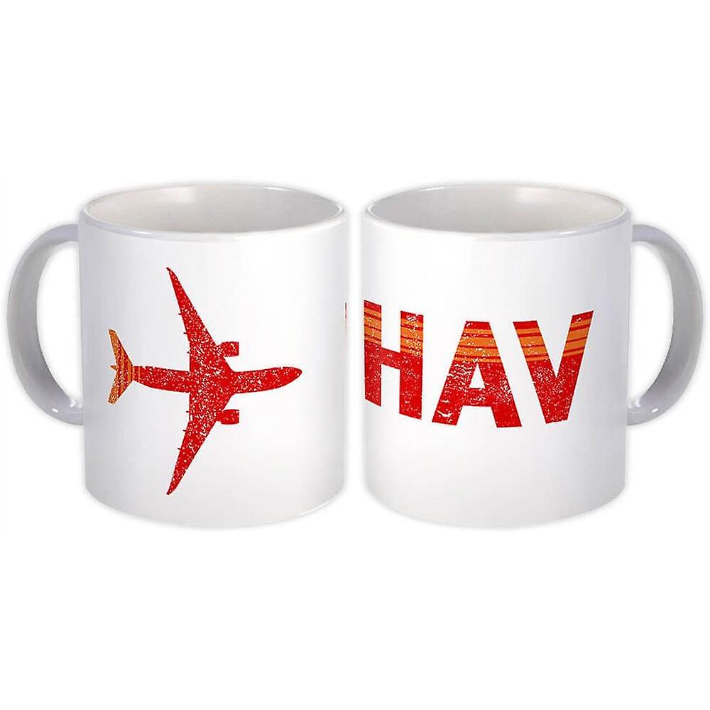 Gift Mug: Cuba José Martí Airport Havana HAV Travel