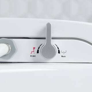 Casta Diva Non- Electric Bidet Seat for Elongated Toilet in White CD-BT02