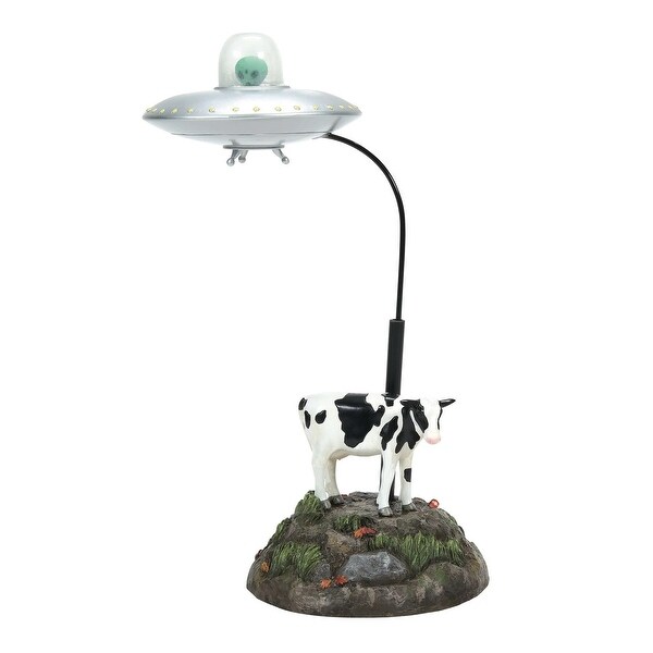 Animated Udderly Unbelievable Halloween Village Accessory