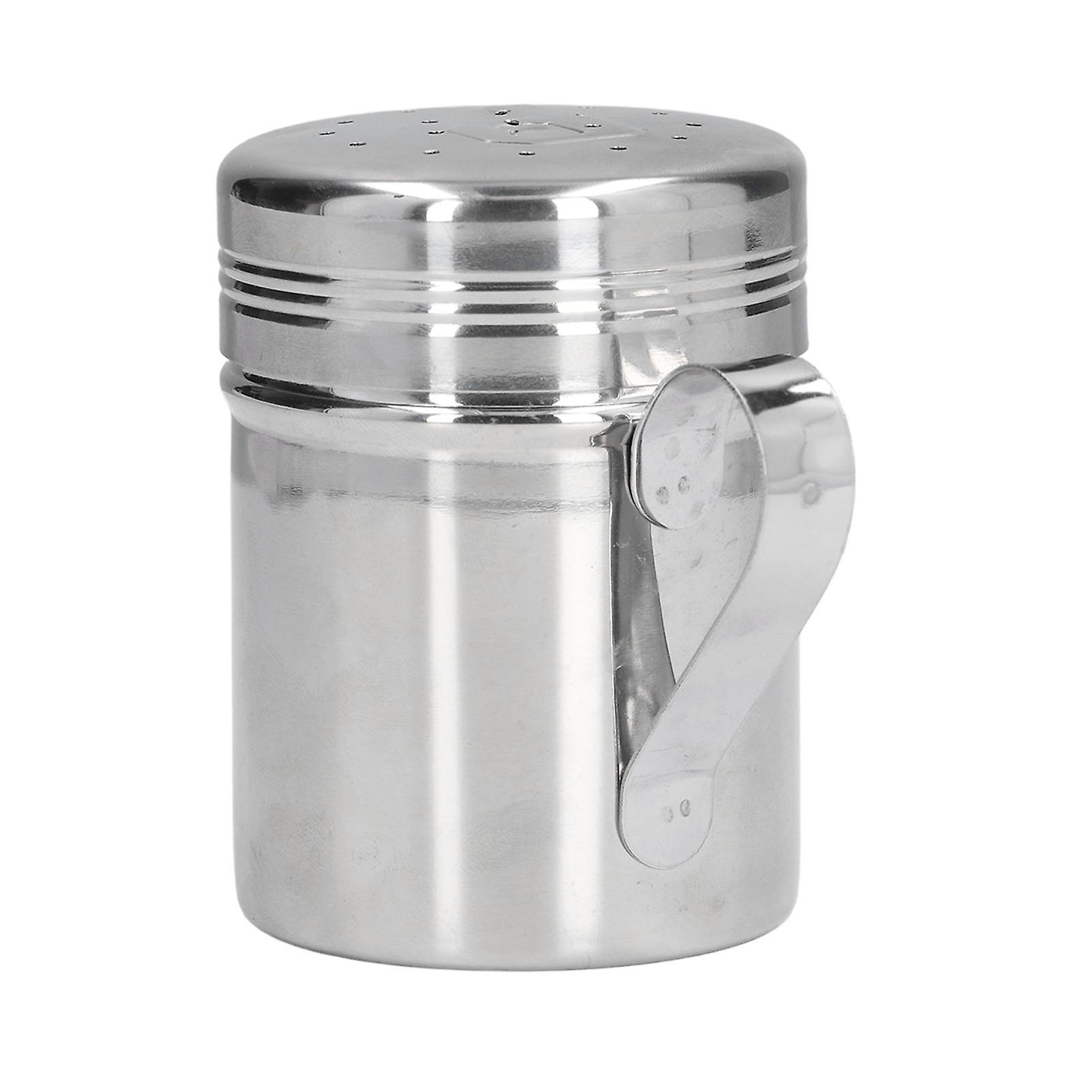 Spice Dispenser Compact Structure Convenient Handle Rust Proof Stainless Steel Dredges For Household Barbecue Travelingp Shape