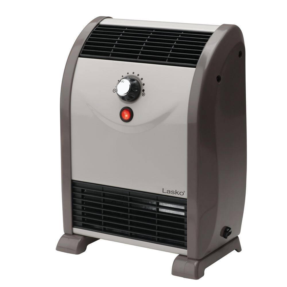 Lasko Automatic Air Flow 1500-Watt Electric Convection Portable Space Heater with Tip-Over Safety Switch 5812