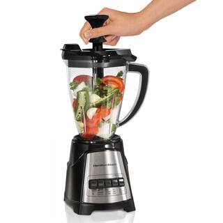 Hamilton Beach MultiBlend 48 oz. 4-Speed Black Blender and Chopper 58159