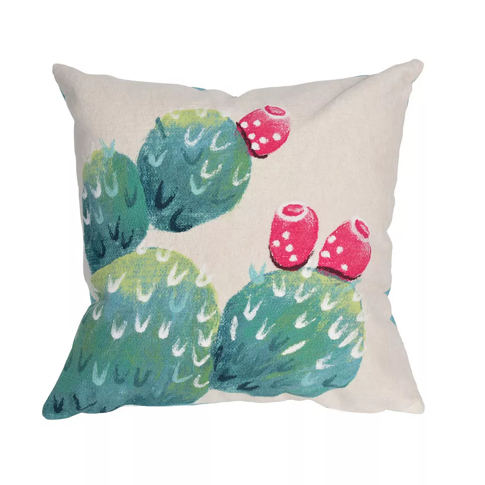 Liora Manne Visions III Cactus Pear Indoor Outdoor Throw Pillow