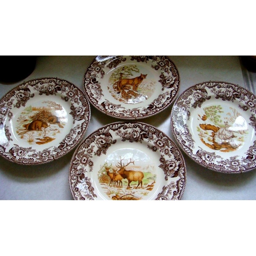 Spode Woodland Salad Plate Assorted Animals