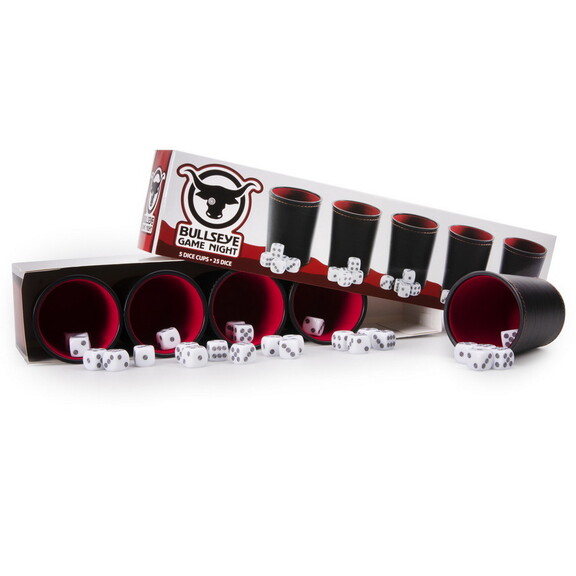 Brybelly Bullseye Game Night  5 pack Black/Red