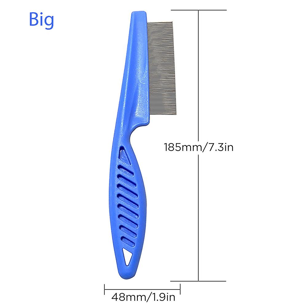 Stainless Steel Pet Hair Removal Comb Cat Dog Pet Protect Flea Comb Hair Grooming Combs Pet Hair Beauty Supplies