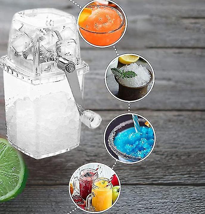 Manual Rotary Ice Crusher Cocktails Slush Machine