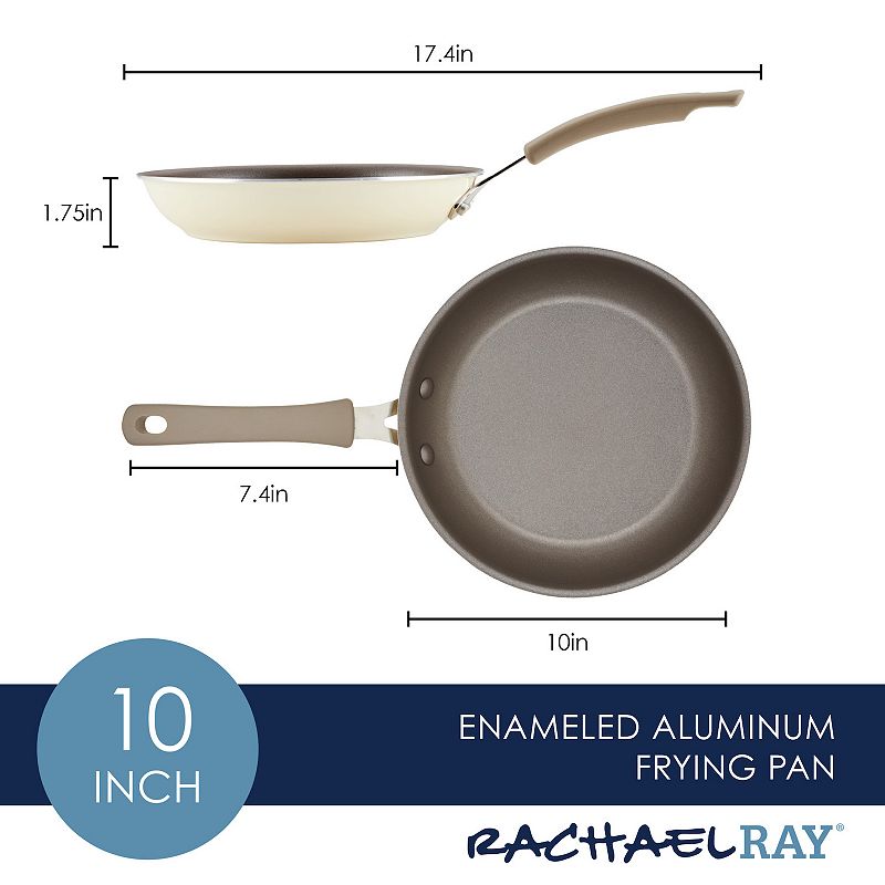 Rachael Ray Cook + Create 10-in. Aluminum Nonstick Frypan