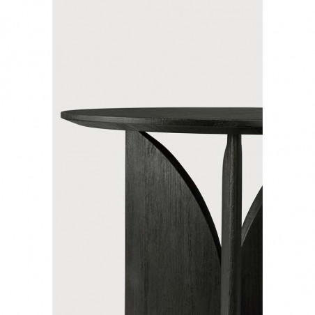 Table d'appoint Fin Teck Noir Ethnicraft - Table d'appoint - GRIIN