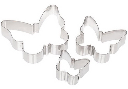 Ateco 5264 3pc Butterfly Cutter Set (size: 2 3  ...