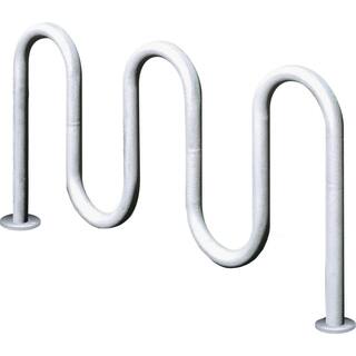 Ultra Play 5 ft Contemporary 5-Loop Surface Mount Commercial Bike Rack 5805SM