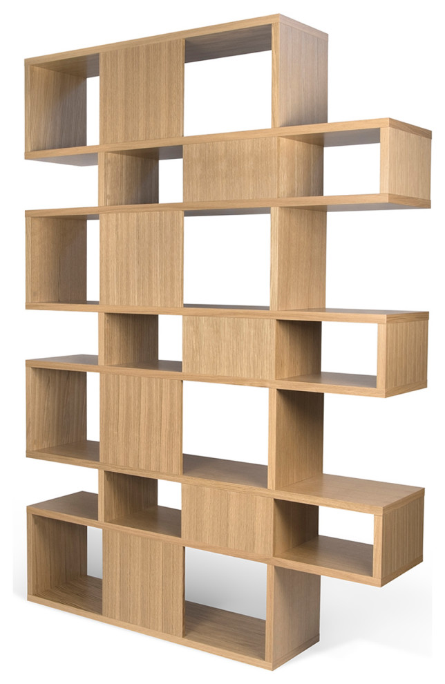 Modern Large Modular Display 2 Tone Shelves   Contemporary   Bookcases   by Plush Pod Decor  Houzz