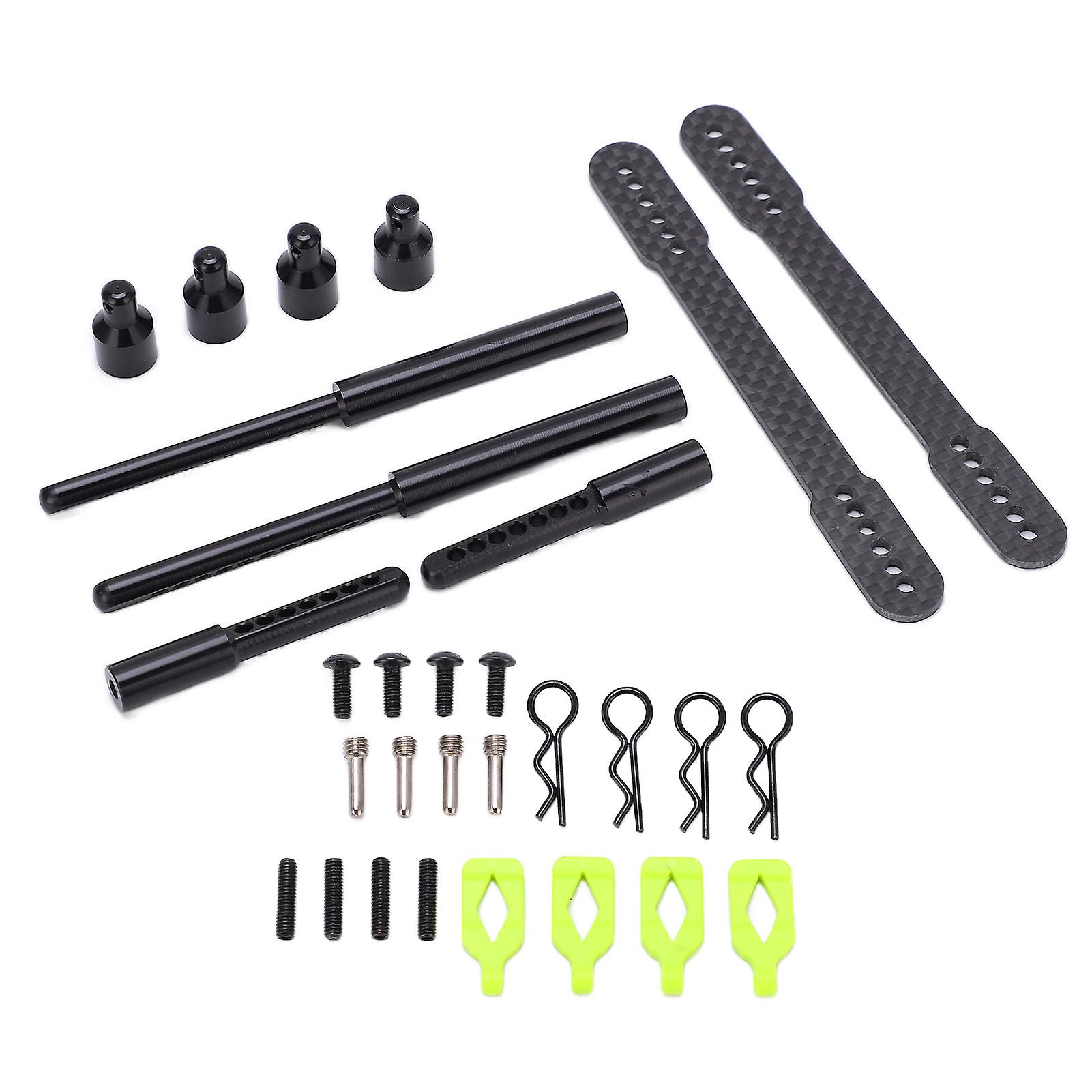 Rc Car Front Rear Body Post Mounts Aluminum Alloy Column Mounts Kit For Axial Scx10 90046 90047