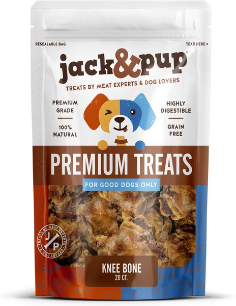 Jack and Pup Beef Knee Cap Bones Dog Treats