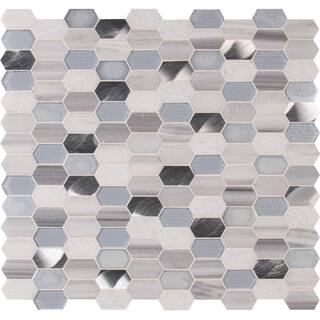 MSI Harlow Picket 12 in. x 12 in. Mixed Multi-Surface Mosaic Tile (1 sq. ft.  each) SGLSMT-HARPK8MM