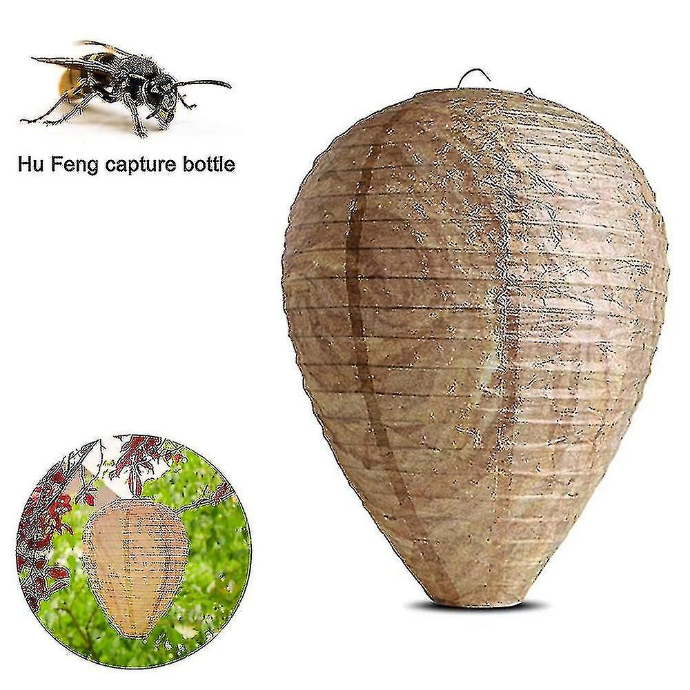 4pcs Wasp Nest Decoy Hanging Fake Trap For Home And Garden Outdoors-yyc