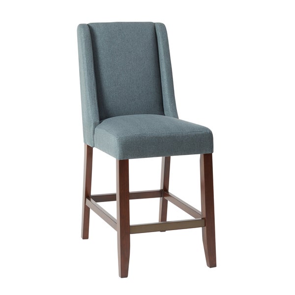 Madison Park Victor Blue Wing Counter Stool - 9