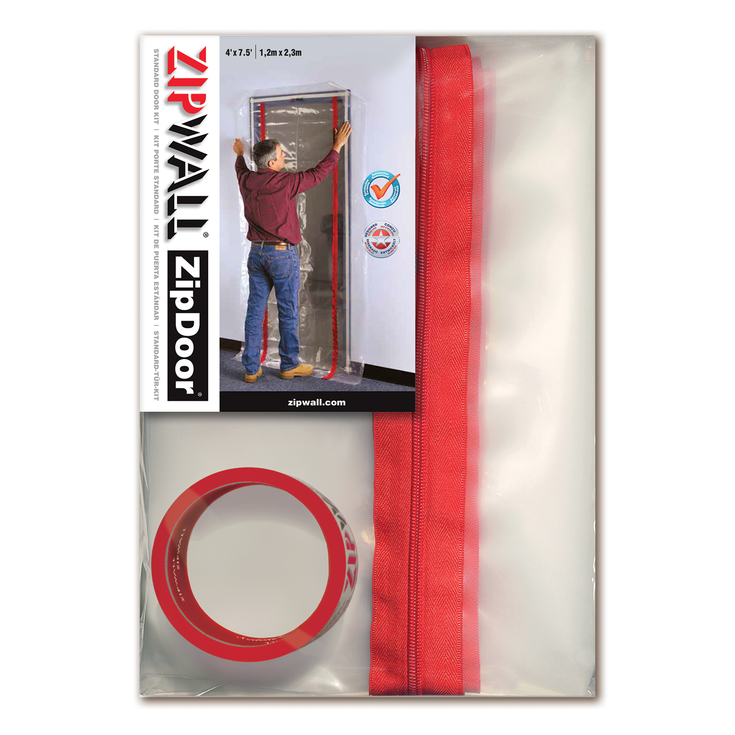 Zipwall ZipDoor Plastic Door Kit