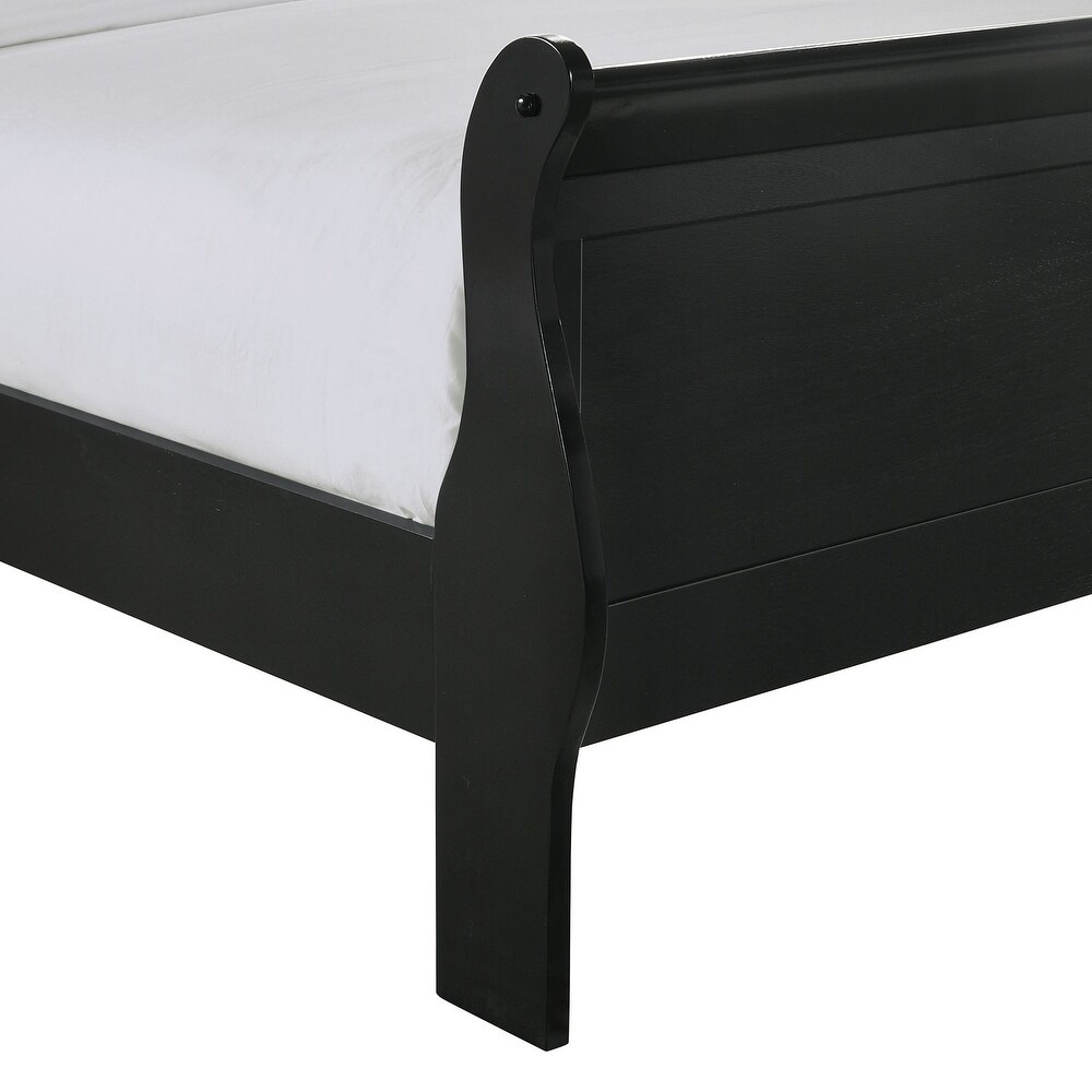 Picket House Furnishings Ellington King Panel Bed in Black