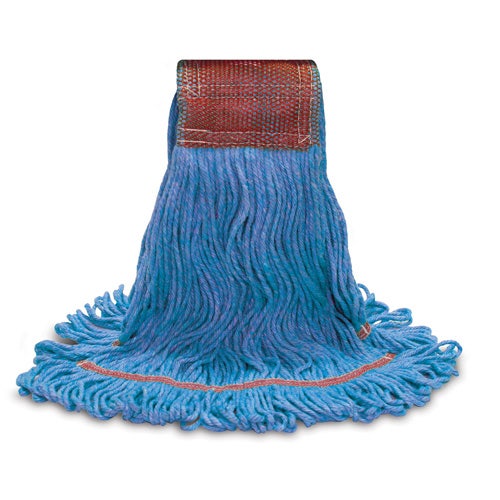 O-Cedar Commercial 97291 Small Shrinkless Loop-End Mop， Blue， Case of 12