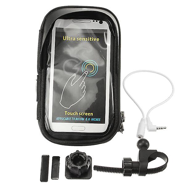 Rainproof bike handlebar phone case