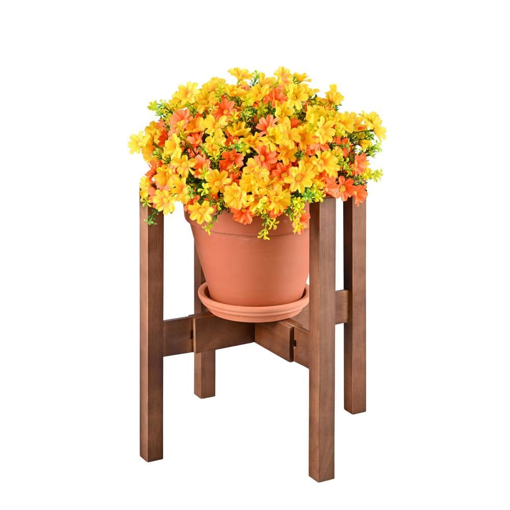 Vigoro Wood Open Frame Plant Stand 710129910