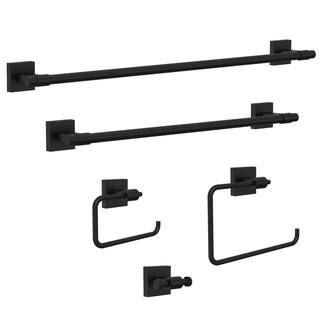 Franklin Brass Maxted Towel Hook in Matte Black MAX35-MB-R